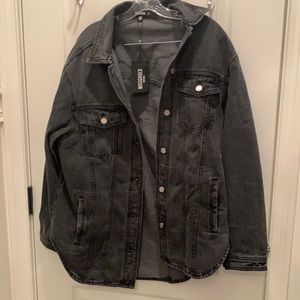 Missguided oversized denim jacket